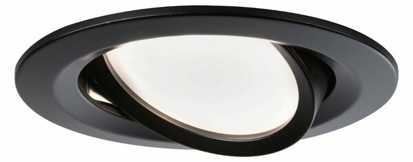 PAULMANN LED vestavné svítidlo Nova kruhové 3x6,5W teplá bílá černá/mat výklopné 3ks sada 944.71
