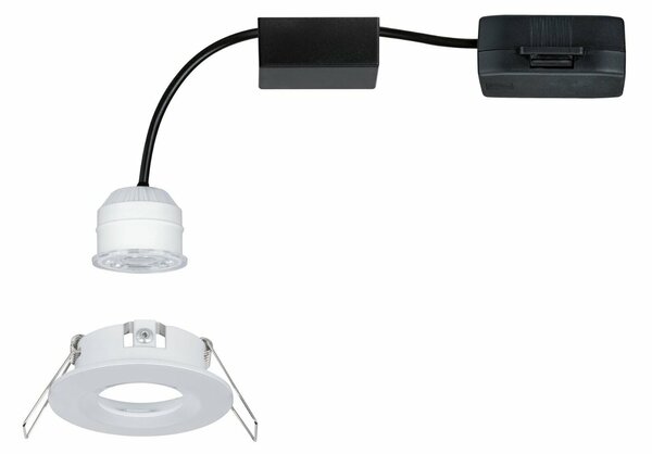 PAULMANN LED vestavné svítidlo Nova mini nevýklopné IP44 1x4W 2700K bílá mat 230V 942.98