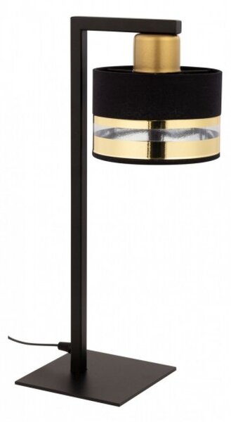 SIGMA Moderní stolní lampa PRO, 1xE27, 60W, černá, zlatá 50235