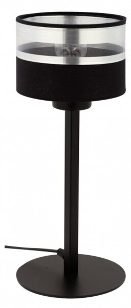 SIGMA Moderní stolní lampa SOFIA, 1xE27, 60W, černá, stříbrná 50238