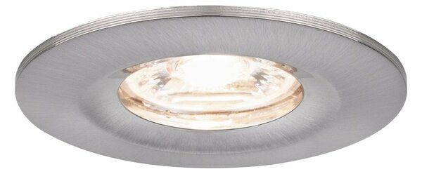 PAULMANN LED vestavné svítidlo Nova mini nevýklopné IP44 1x4W 2700K kov kartáčovaný 230V 943.00