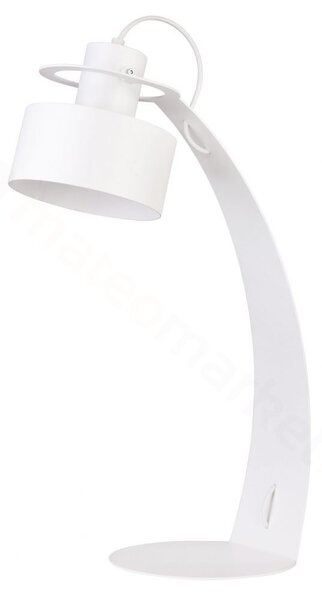 SIGMA Industriální stolní lampa RIF, 1xE27, 60W, bílá 50064
