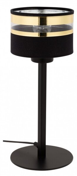 SIGMA Moderní stolní lampa SOFIA, 1xE27, 60W, černá, zlatá 50237