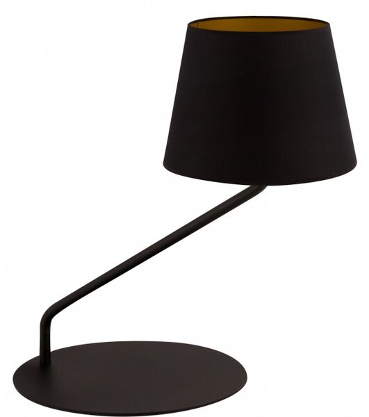 SIGMA Moderní stolní lampa LIZBONA, 1xE27, 60W, černá, měděná 50226