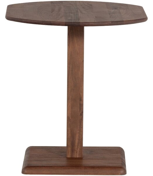 WOOOD Hnědý dřevěný bistro stolek Feno 79 x 67 cm