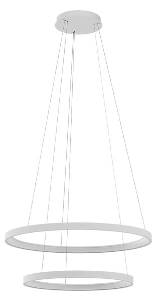 Redo Závěsné LED svítidlo Iconic, ø58cm+ø78cm, 2 kruhy Barva: Černá