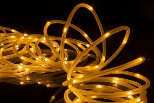 Vánoční LED osvětlení 10 m, MINI kabel, teple bílý