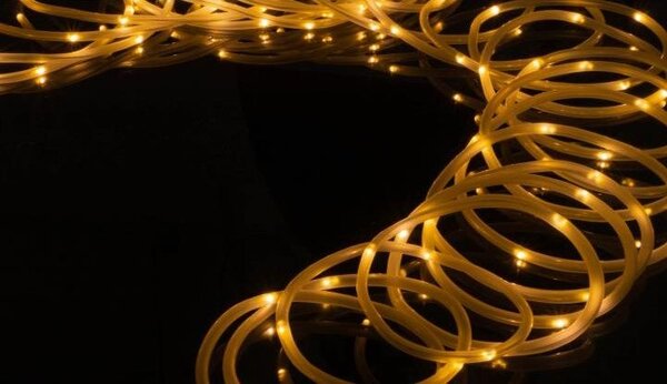 Vánoční LED osvětlení 10 m, MINI kabel, teple bílý