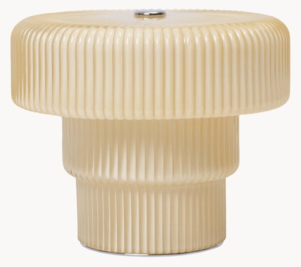 Ručně foukaná přenosná stolní LED lampa Ripple, stmívatelná