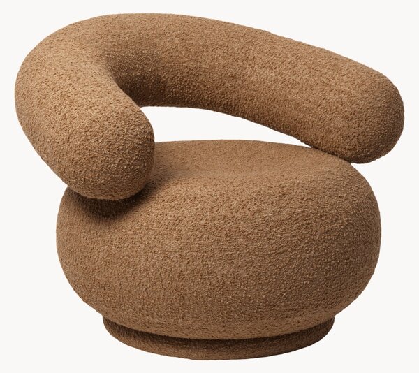 Bouclé křeslo Orbo