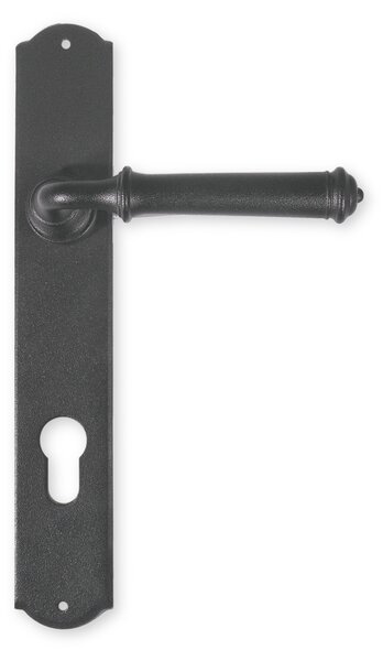 GALBUSERA Kovaná klika na dveře model 1899 - PZ, M, 90 mm, antická černá
