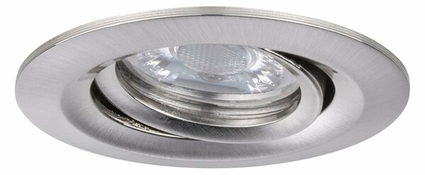 PAULMANN LED vestavné svítidlo Nova mini výklopné 1x4W 2700K kov kartáčovaný 230V 942.94