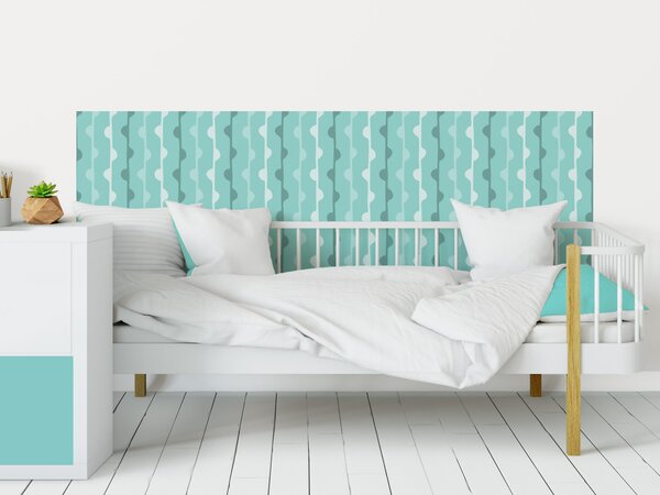 FUGU Pruh za postel - Obloučky Varianta ochrany zdi: Delší strana postele 200x65 cm