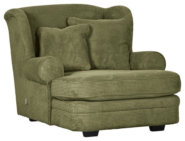 XXL KŘESLO, textil, tmavě zelená Ambia Home - Křesla klasická