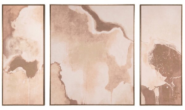 Richmond Set tří abstraktních obrazů Liberty 120 x 50/100 cm