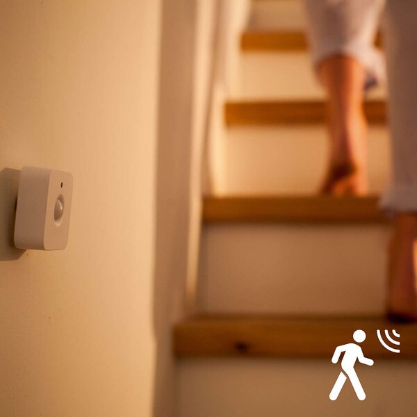 Hue interiérové pohybové čidlo úhel 100° dosah 5m 2xAAA IP42