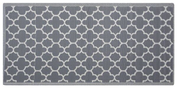 Venkovní šedý oboustranný koberec 90x180 cm SURAT
