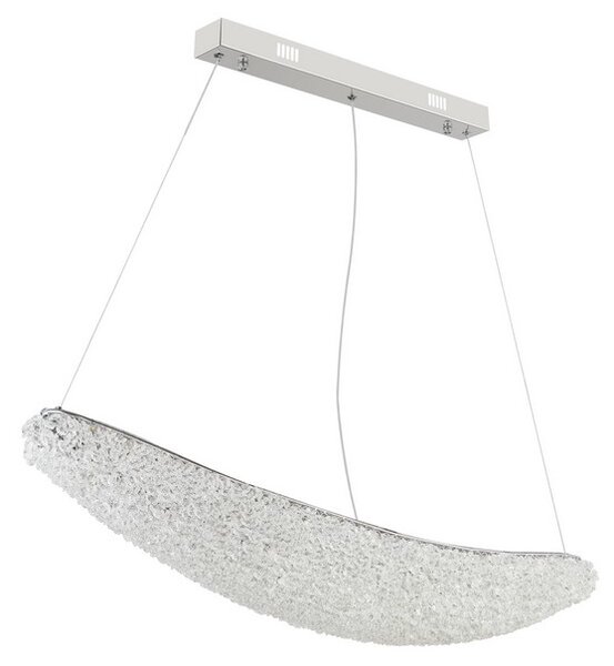Závěsné svítidlo LED 2700–6000K chrómová IP20 GLOBO lighting KRISTALLA 68524-40