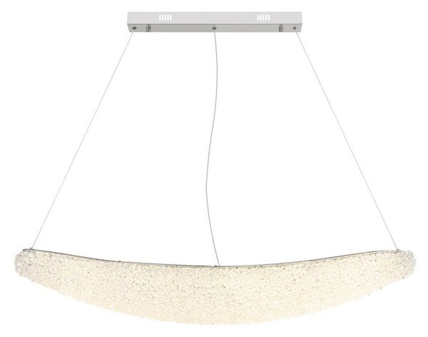 Závěsné svítidlo LED 2700–6000K chrómová IP20 GLOBO lighting KRISTALLA 68524-40