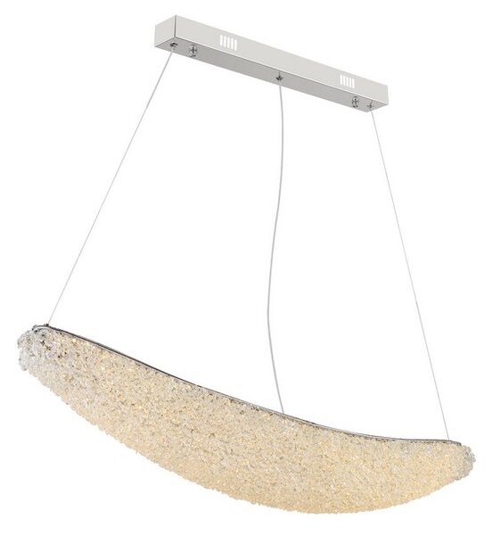 Závěsné svítidlo LED 2700–6000K chrómová IP20 GLOBO lighting KRISTALLA 68524-40