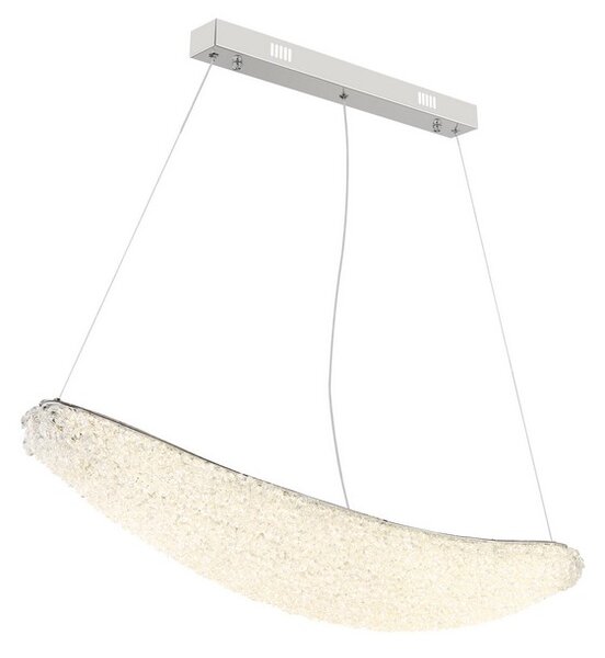 Závěsné svítidlo LED 2700–6000K chrómová IP20 GLOBO lighting KRISTALLA 68524-40