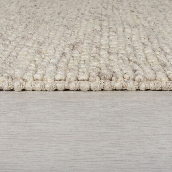 Flair Rugs, Ručně tkaný běhoun Minerals Light Grey, 60x230, béžová, chodba / předsíň