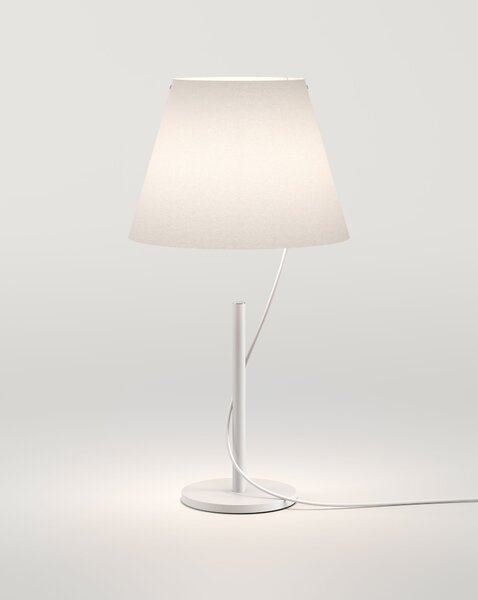 Lodes 18480 1027 Hover, bílá designová stolní lampa s dotykovým ovládáním, 6W LED 2700K, výška 51,5cm