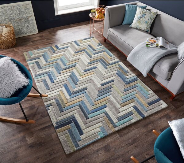 Flair Rugs, Kusový koberec Moda Russo Natural/Multi, 160x230, vícebarevná, chodba / předsíň