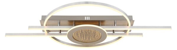 Stropní svítidlo LED 3000K stříbrná, písková IP20 GLOBO lighting DONTE 68267-40