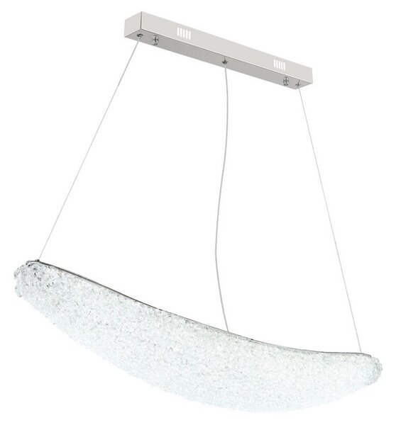 Závěsné svítidlo LED 2700–6000K chrómová IP20 GLOBO lighting KRISTALLA 68524-40