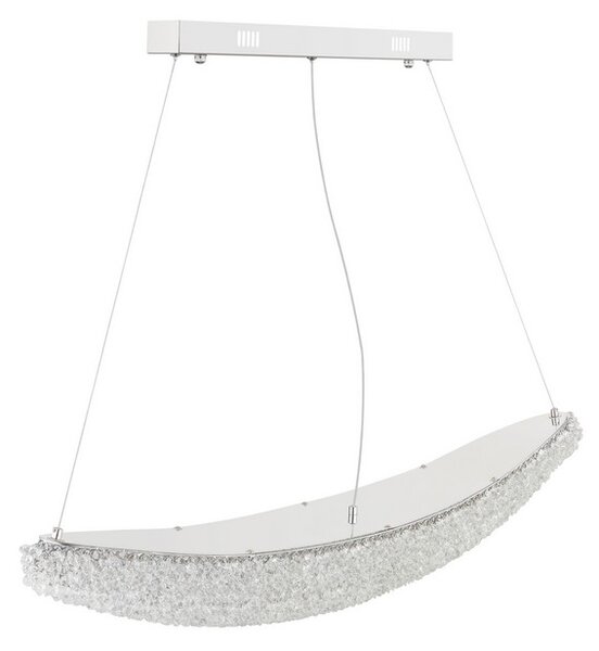 Závěsné svítidlo LED 2700–6000K chrómová IP20 GLOBO lighting KRISTALLA 68524-40