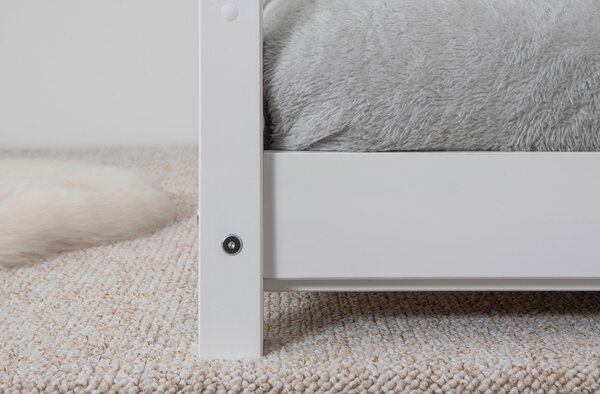 POSTEL S ÚLOŽNÝM PROSTOREM, 90/200 cm, bílá MID.YOU - Online Only dětské postele, Online Only