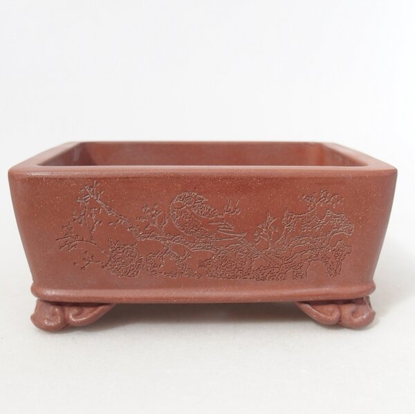 E-bonsai Miska 10,5 x 8 x 4,5 cm barva cihlová