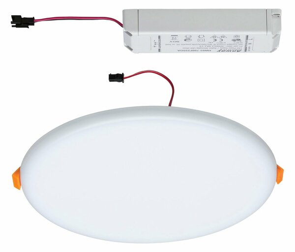 PAULMANN LED vestavné svítidlo Veluna VariFit IP44 3-krokové-stmívatelné kruhové 215 21W 3.000K satén 930.64