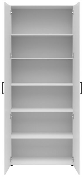VÍCEÚČELOVÁ SKŘÍŇ, bílá, 80/195/40 cm Carryhome - Víceúčelové skříně
