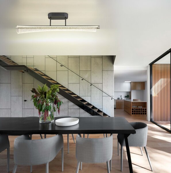 Stropní svítidlo LED 2700 / 4000 / 6000K antracitová IP20 GLOBO lighting MALINDA 68256D