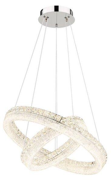 Závěsné svítidlo LED 2700–6000K chrómová IP20 GLOBO lighting LAUREL 67387-60