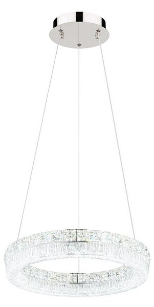Závěsné svítidlo LED 2700–6000K chrómová IP20 GLOBO lighting LAUREL 67387-24