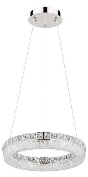 Závěsné svítidlo LED 2700–6000K chrómová IP20 GLOBO lighting LAUREL 67387-24