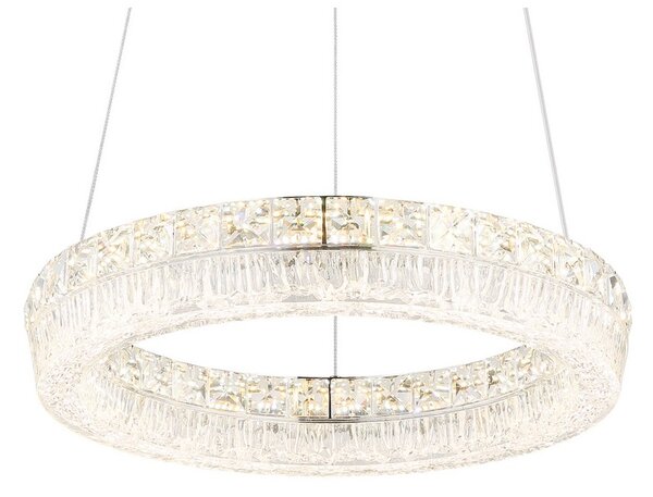 Závěsné svítidlo LED 2700–6000K chrómová IP20 GLOBO lighting LAUREL 67387-24