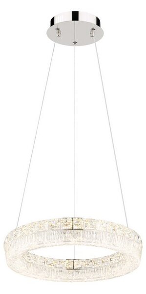 Závěsné svítidlo LED 2700–6000K chrómová IP20 GLOBO lighting LAUREL 67387-24