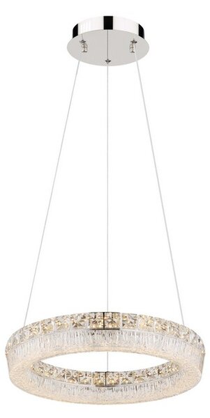 Závěsné svítidlo LED 2700–6000K chrómová IP20 GLOBO lighting LAUREL 67387-24