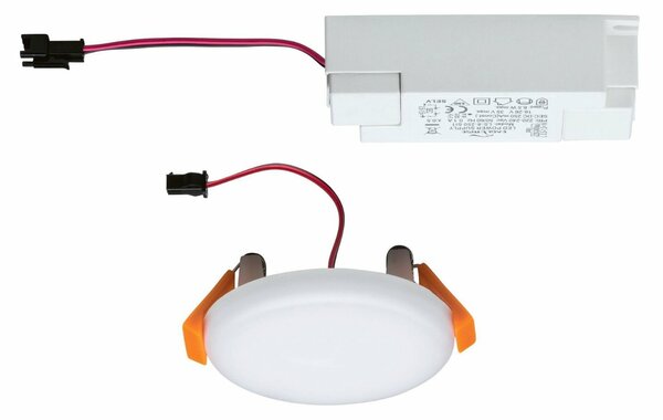 PAULMANN LED vestavné svítidlo Veluna VariFit IP44 kruhové 75 4,5W 4.000K satén 923.90