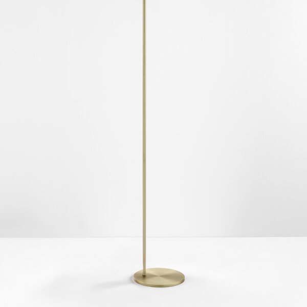Nova Luce Zlatá kovová stojací LED lampa Sfera 126 cm