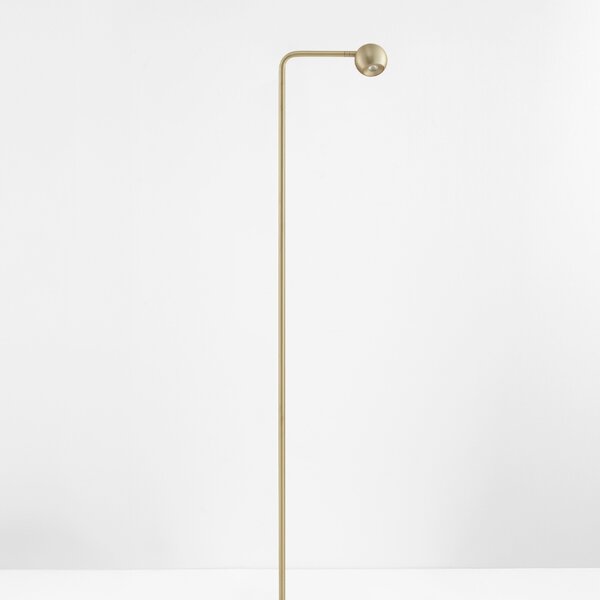 Nova Luce Zlatá kovová stojací LED lampa Sfera 126 cm