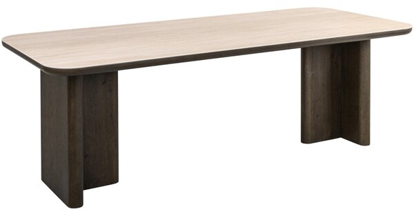 Richmond Hnědý jídelní stůl Nando 270 x 100 cm s keramickou deskou