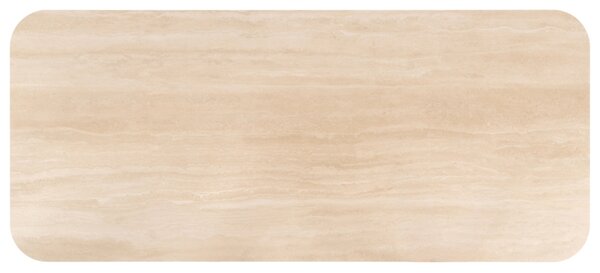 Richmond Hnědý jídelní stůl Nando 270 x 100 cm s keramickou deskou