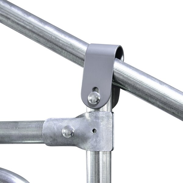 PawHut Venkovní Kurník pro Kuřata 12 m² - drátěné oplocení rozměrů 4L x 3W x 2H m - krytý prostor - pozinkovaná ocel | Aosom