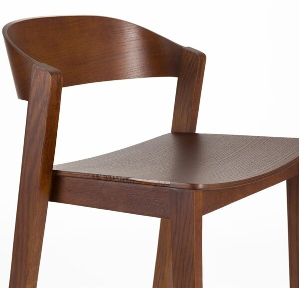 Housecraft Living Hnědá dubová barová židle Wooz 65 cm