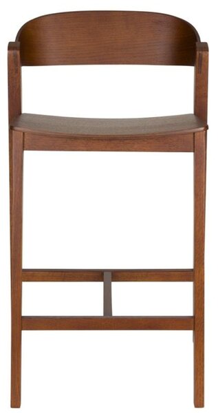 Housecraft Living Hnědá dubová barová židle Wooz 65 cm